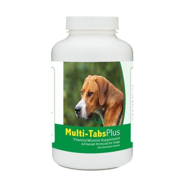Healthy Breeds English Foxhound Multi-Tabs Plus Chewable Tablets, 180PK 840235180609 - main